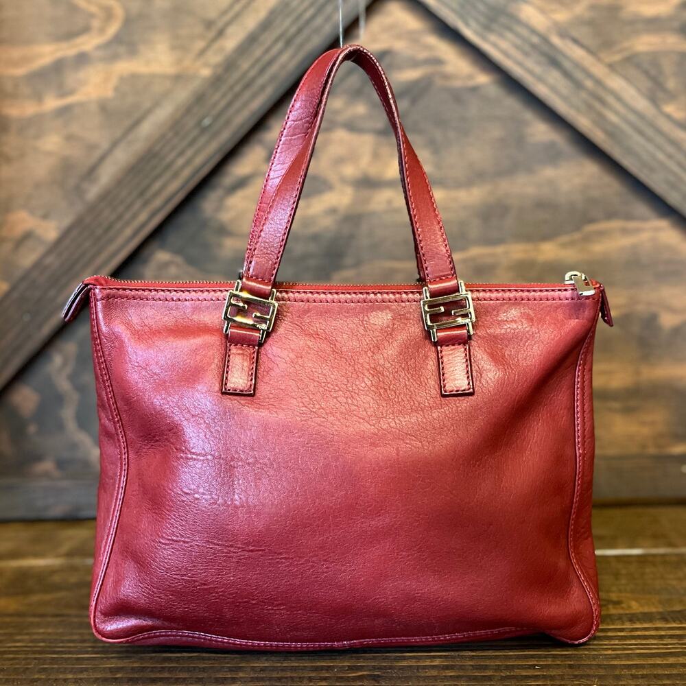 FENDI Red Shoulder Bag